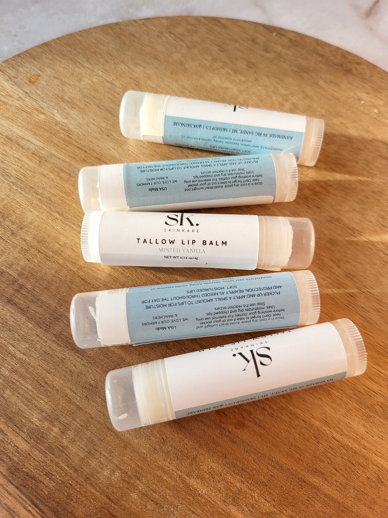 MINTED VANILLA TALLOW LIP BALM